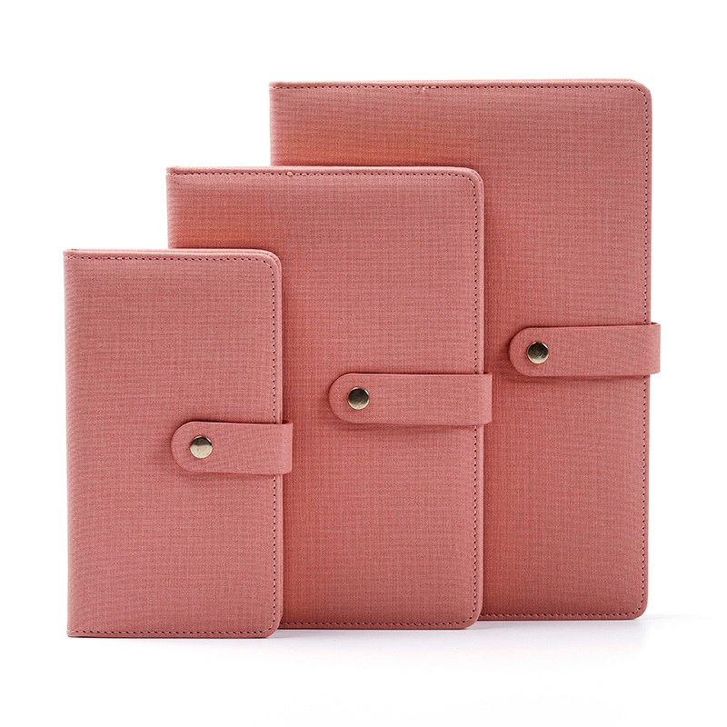 3-delat set Metallsnäpp PU-fodral Notebook
