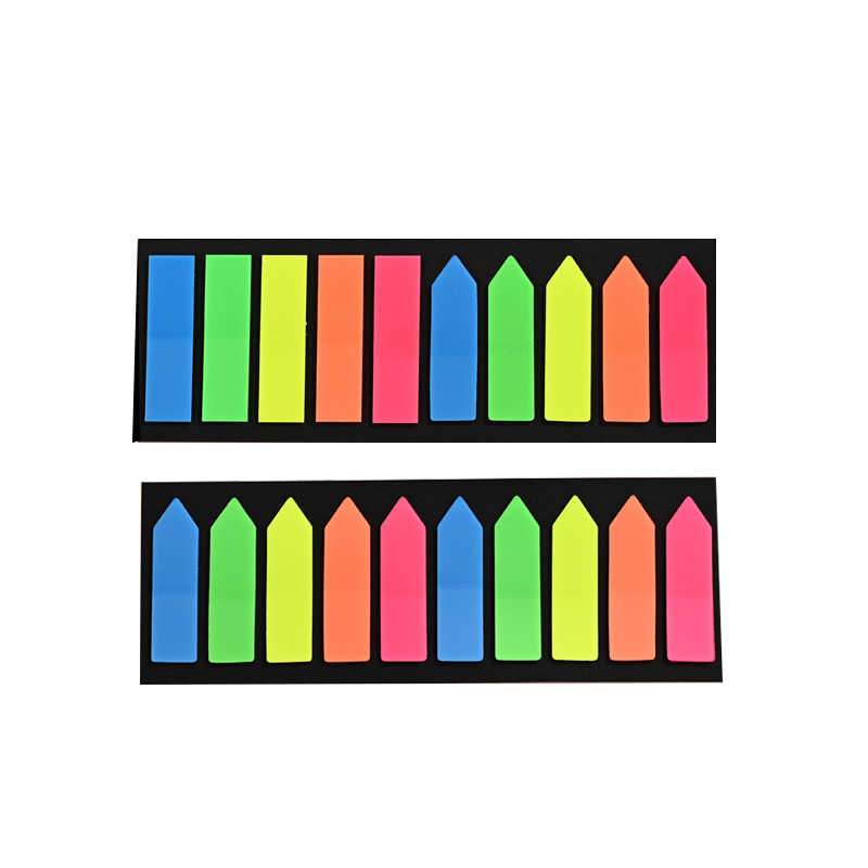 Pil Rektangulär form Indexflikar Sidan Sticky Note