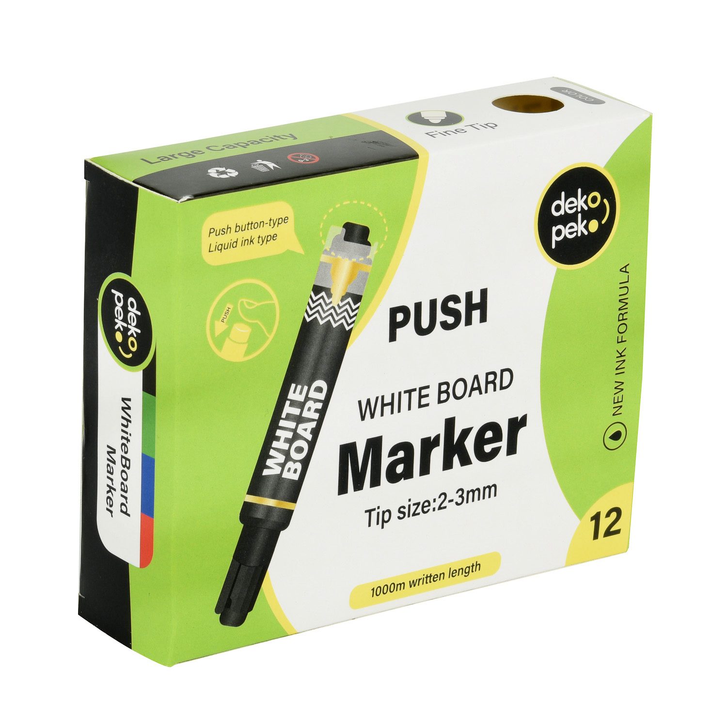 Tryck på Dry Erase Whiteboard-markör Tryck på Dry Erase Whiteboard-markör