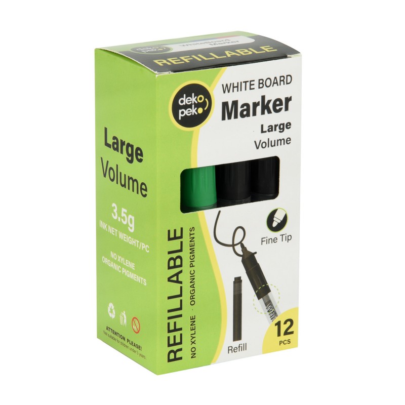 Påfyllningsbar Dry Erase Whiteboard-markör