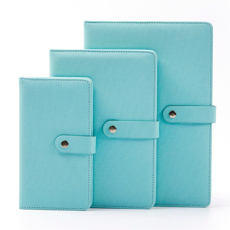 Soft-Touch PU Snap-Closure Notebook